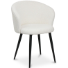 Buy Upholstered Dining Chair in Bouclé - Vurel White 61300 home delivery