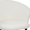 Buy Upholstered Dining Chair in Bouclé - Vurel White 61300 - prices