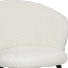 Buy Upholstered Dining Chair in Bouclé - Vurel White 61300 with a guarantee