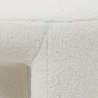 Buy Ottoman Upholstered in Bouclé Fabric - Loriel White 61303 - in the EU
