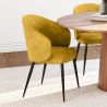 Buy Corduroy Upholstered Dining Chair - Imperial  Wine 61448 - prices