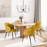 Buy Corduroy Upholstered Dining Chair - Imperial  Wine 61448 in the Europe