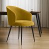 Buy Corduroy Upholstered Dining Chair - Imperial  Wine 61448 - in the EU