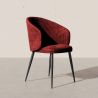 Buy Corduroy Upholstered Dining Chair - Imperial  Wine 61448 at MyFaktory