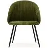 Buy Dining Chair Upholstered in Velvet - Yukon Olive 61449 - in the EU