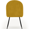 Buy Dining Chair Upholstered in Velvet - Yukon Mustard 61449 with a guarantee