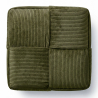 Buy Square Corduroy Upholstered Pouf - Modern Design - Dice Ivory 61451 - in the EU