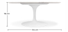 Buy Tulip Table - Marble - 110cm Marble 13302 with a guarantee