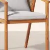 Buy Outdoor Teak Wood Chair with Cushions - Aran Natural 61322 - in the EU