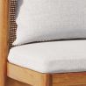 Buy High Outdoor Teak Wood Stool with Cushions - Aran Natural 61324 - prices