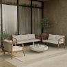 Buy Outdoor Teak Wood Sofa - 140 CM - Aran Natural 61327 in the Europe
