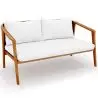 Buy Outdoor Teak Wood Sofa - 140 CM - Aran Natural 61327 at MyFaktory
