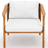 Buy Outdoor Teak Wood Armchair - Aran Natural 61325 - in the EU