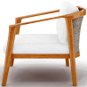 Buy Outdoor Teak Wood Armchair - Aran Natural 61325 in the Europe
