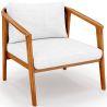Buy Outdoor Teak Wood Armchair - Aran Natural 61325 at MyFaktory