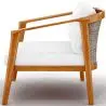 Buy Outdoor Teak Wood Armchair - Aran Natural 61325 in the Europe