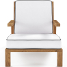 Buy Teak Outdoor Armchair - Audrey  Natural 61456 - in the EU