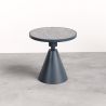 Buy Metal and Slate Side Table - Randall  Grey 61464 in the Europe