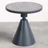 Buy Metal and Slate Side Table - Randall  Grey 61464 - in the EU