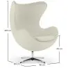 Buy Armchair with armrests - Bouclé upholstery - Bold White 61468 - prices