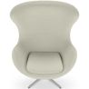 Buy Armchair with armrests - Bouclé upholstery - Bold White 61468 with a guarantee