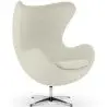 Buy Armchair with armrests - Bouclé upholstery - Bold White 61468 at MyFaktory