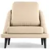 Buy Velvet Upholstered Armchair - Scandinavian Style - Luxe Plaza White 61479 - in the EU