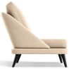 Buy Velvet Upholstered Armchair - Scandinavian Style - Luxe Plaza White 61479 in the Europe
