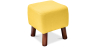 Buy Jonah scandinavian style Footstool - Fabric Yellow 55340 in the Europe