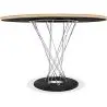 Buy Dining Table Round Wooden with Steel Legs – Jany White 16314 - in the EU