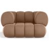 Buy Velvet Upholstered Armchair - Modern Style - Curve Premium Cream 61487 - in the EU