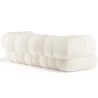 Buy Bouclé Upholstered Sofa - Modern Style - 2/3 Seater - Curved Premium White 61488 in the Europe