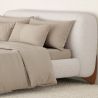 Buy Double bed 160x200 CM - Upholstered in Bouclé Fabric - Emma White 61452 - in the EU