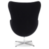 Buy Armchair with armrests - Fabric upholstery - Brun Black 13412 home delivery