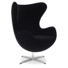 Buy Armchair with armrests - Fabric upholstery - Brun Black 13412 - prices