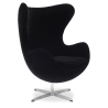 Buy Armchair with armrests - Fabric upholstery - Bold Black 13412 - prices