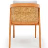 Buy Outdoor Teak Dining Chair with Cushions - Lesley Natural 61323 - prices