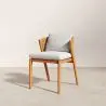 Buy Outdoor Teak Dining Chair with Cushions - Lesley Natural 61323 - prices