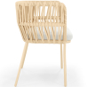 Buy Beige Outdoor Chair - Rope - Dexter Beige 61469 in the Europe