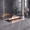 Buy Decorative Electric Fireplace with Water Vapor Flame - 70 cm Black 61521 - prices