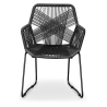 Buy Tropical Garden armchair - Black Legs Black 58538 in the Europe