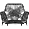 Buy Tropical Garden armchair - Black Legs Black 58538 with a guarantee