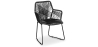 Buy Tropical Garden armchair - Black Legs Black 58538 home delivery