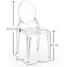 Buy Dining Chair Transparent - Victoria Ghost Style Transparent 61536 - in the EU