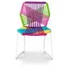 Buy Tropical Garden chair - White Legs Multicolour 58534 - in the EU