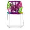 Buy Tropical Garden chair - White Legs Multicolour 58534 - prices