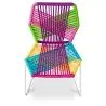 Buy Tropical Garden chair - White Legs Multicolour 58534 at MyFaktory