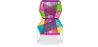 Buy Tropical Garden chair - White Legs Multicolour 58534 home delivery
