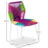 Buy Tropical Garden chair - White Legs Multicolour 58534 in the Europe