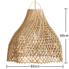Buy Boho Style Rattan Pendant Lamp - Amra Natural 61381 home delivery